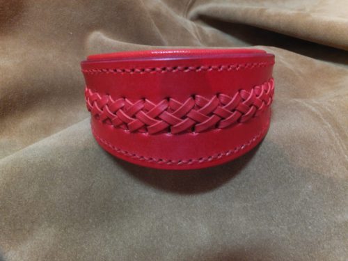 braided whippet collar