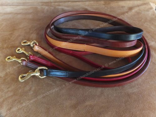 leather dog leads 122cm
