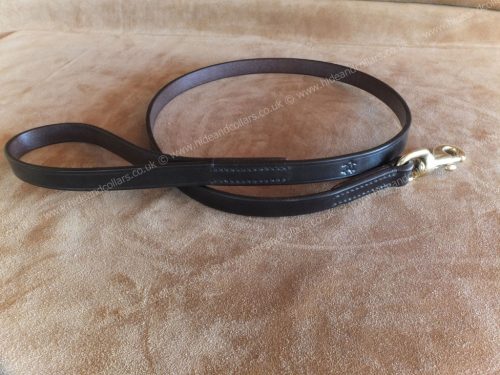 leather dog leads 61cm