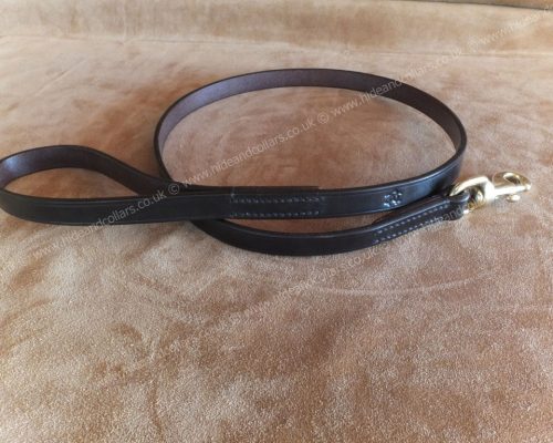 leather dog leads 61cm