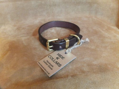 leather dog collar in Australian Nutt