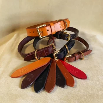 Traditional Leather Dog Collar